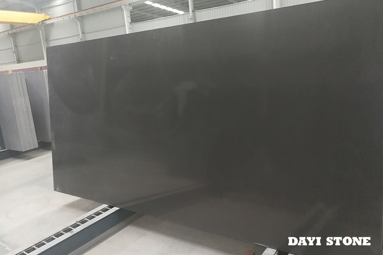 Absolute Black Quartz Stone Slabs